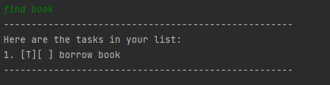 Find example